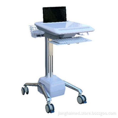 Wireless Nursing Trolley, Made of ABS Plastic Tabletop